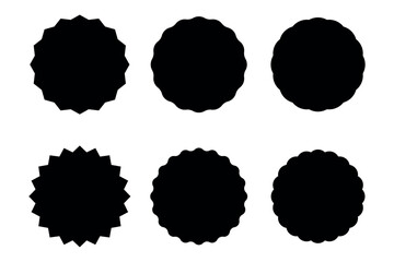 Blank circle shapes set - obrazy, fototapety, plakaty