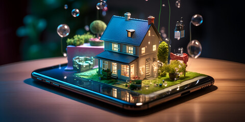 Smart Home Controlled by Smartphone Internet of Things,