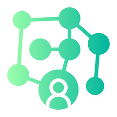 network gradient icon