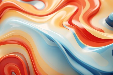 an abstract contour background with fluid lines and interconnected shapes