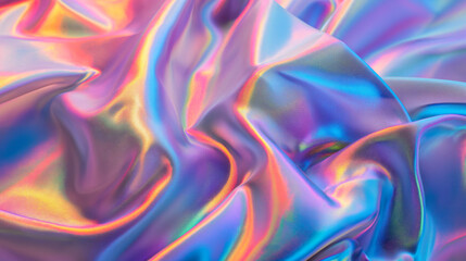 Iridescent fabric background