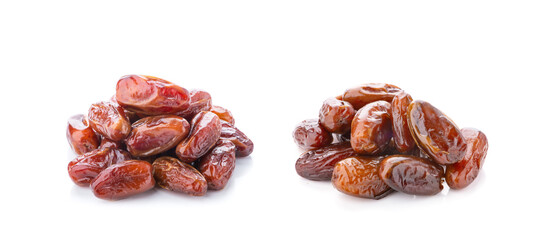 Dates isolated on white background