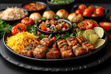 Fototapeta premium Ramadan iftar meal ideas advertising food photography