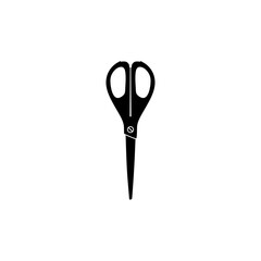 Scissors Silhouette, Flat Style, can use for Pictogram, Art Illustration, Website, Apps, Logo Type or Graphic Design Element. Vector Illustration
