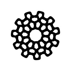 Geometric circle icon