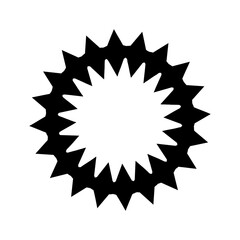 Geometric circle icon
