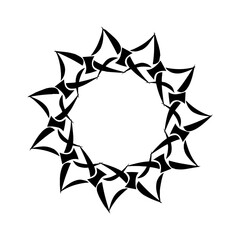 Geometric circle icon