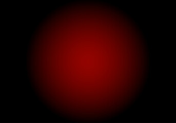 Fondo circular en degradado rojo negro. jFoco rojo sobre negro