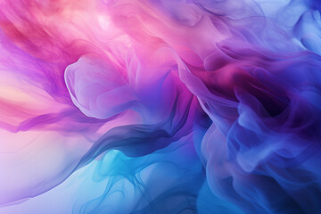 Fototapeta na wymiar abstract background with purple and blue smoke in the form of waves