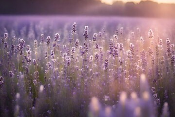 lavender in the morning