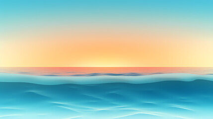 Obraz premium Aerial view of beautiful beach, simple, calm composition in clear blue