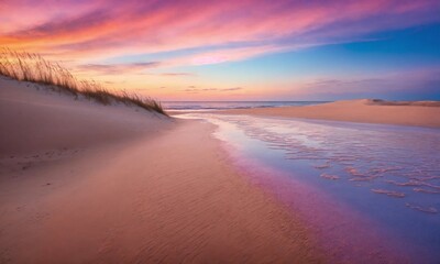 Soft beautiful ocean wave on sandy beach. baeutiful landscape beach