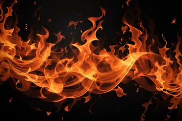 fire background, created by ai generated