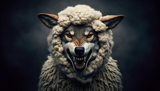 A wolf in sheep's clothing is an idiom from Jesus's Sermon on the Mount as narrated in the Gospel of Matthew. It warns against individuals who play a duplicitous role