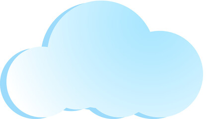 vector cloud shapes, cloud icons for web and app, for cloud computing and so on in flat style. Weather icons. Eps 10