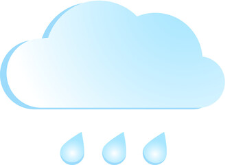 vector cloud shapes, cloud icons for web and app, for cloud computing and so on in flat style. Weather icons. Eps 10