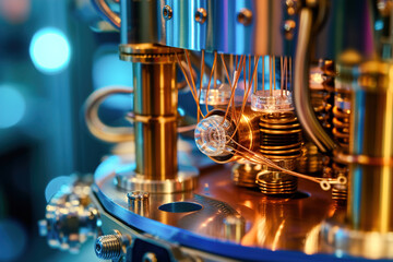 Quantum Advanced computing services utilizing quantum bits, revolutionizing data processing capabilities, and solving complex problems.