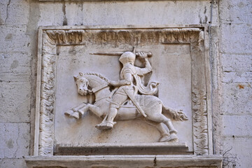 Ancona, Simbolo Ancona: Cavaliere Stemma del Comune di Ancona - Marche