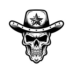 Sherif skull with hat