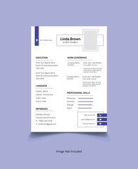 Resume template design