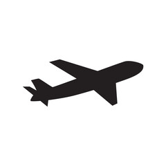 Vector plane icon. Simple airplane illustration. Trip Travel Logo Design Template
