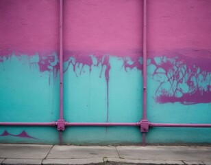a purple abstract photo with pink lines, in the style of romantic graffiti
