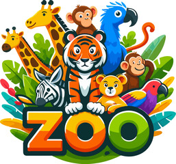 zoo animal logo