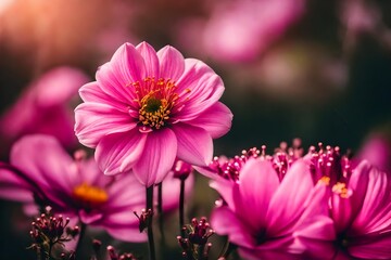 Obraz premium pink cosmos flower