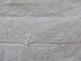 an old and dirty white fabric