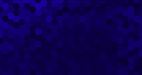 abstract modern blue elegant hexagons background