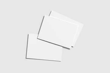 New Vector white sheet of paper. Realistic blank A4 format paper template with shadow. Flyer, cover, post card mockup design.