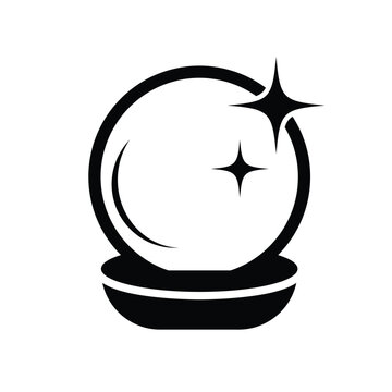 recommend clip art: Crystal ball icon