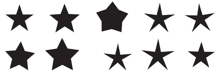 Sparkle vector icons set. Shine symbol illustration. star sign collection.