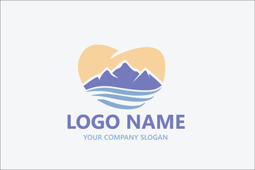 Dental Lake Mountain logo vector