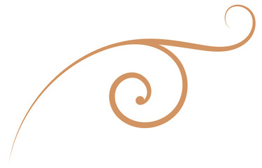 ornaments vintage simple golden lines for decoration Baroque Element