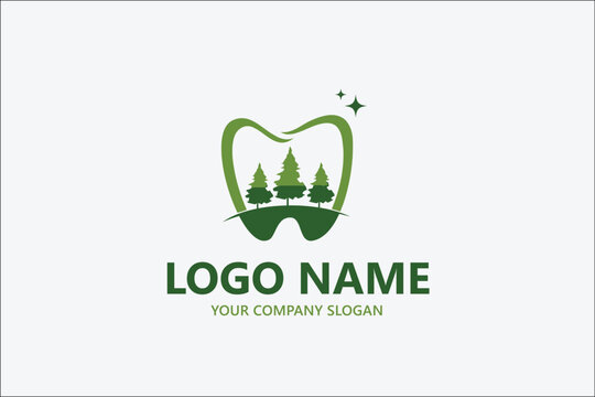 Dental Lake Mountain logo vector