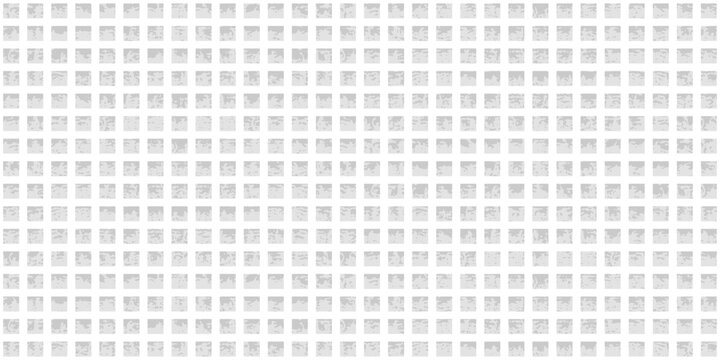 White seamless pattern with waffle texture for kitchen towel. Cotton tablecloth or napkin top view. Linen fabric background with grunge design