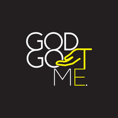 god got me minimalist logo design