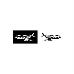 Illustration vector graphic of airplane icon