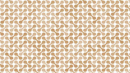 Brown seamless metaball pattern background.