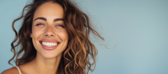 Beautiful female smile after teeth whitening procedure. Dental care. Dentistry concept. girl woman smiling white teeth. Beautiful wide smile of healthy woman, white teeth close up, dentist tooth white