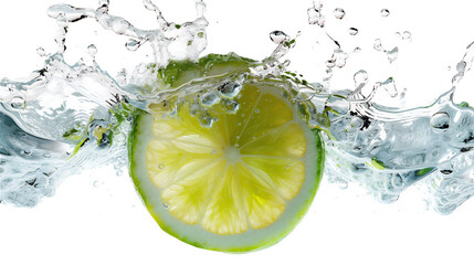 lime drop in to water