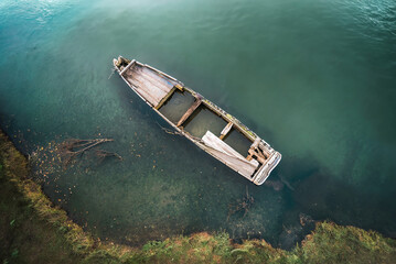 boat on the sea