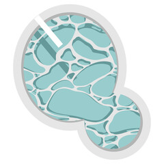 Summer Swimming Pool Illustration