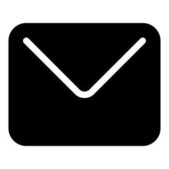 Mail icon for message and communication