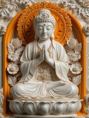 Buddha statue. The concept of Buddhism.