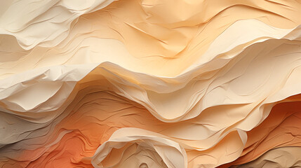 Wavy Paper Sculpture