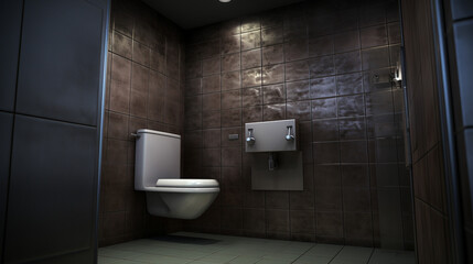 toilet theme design illustration - Powered by Adobe
