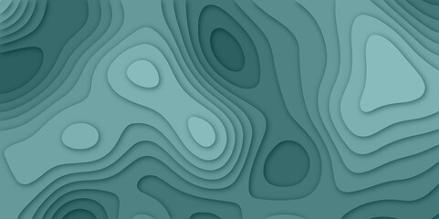 Abstract illustration of a splash. Paper cut background. Abstract realistic paper decoration for design textured with cardboard wavy layers	