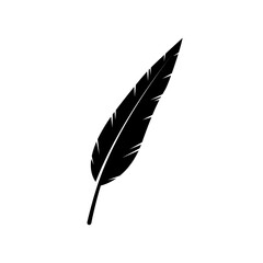 Feather tool icon flat vector design